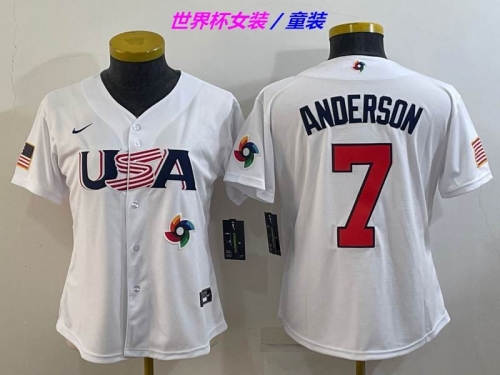 MLB The World Cup Jersey 1122 Youth/Boy/Women