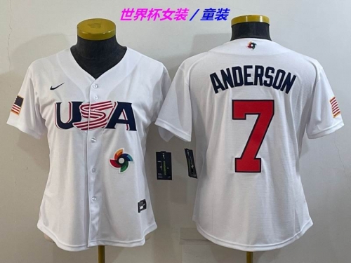 MLB The World Cup Jersey 1121 Youth/Boy/Women