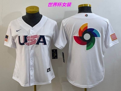 MLB The World Cup Jersey 1193 Women