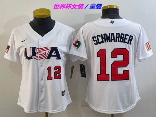 MLB The World Cup Jersey 1104 Youth/Boy/Women