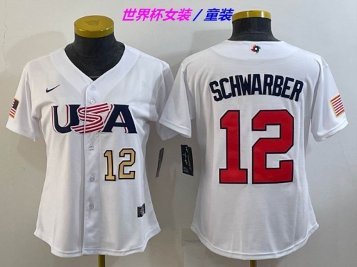 MLB The World Cup Jersey 1107 Youth/Boy/Women