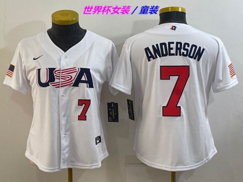 MLB The World Cup Jersey 1123 Youth/Boy/Women