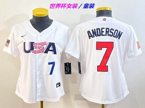 MLB The World Cup Jersey 1125 Youth/Boy/Women