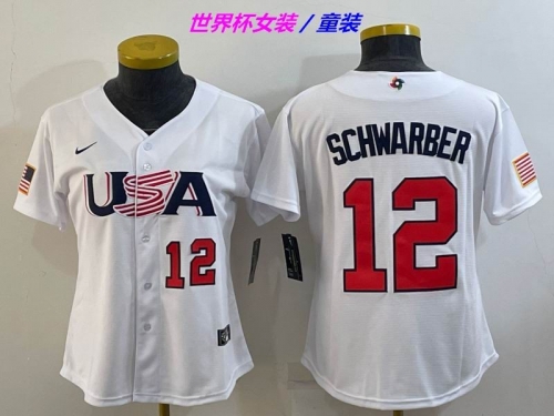 MLB The World Cup Jersey 1103 Youth/Boy/Women