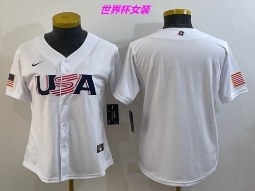 MLB The World Cup Jersey 1189 Women