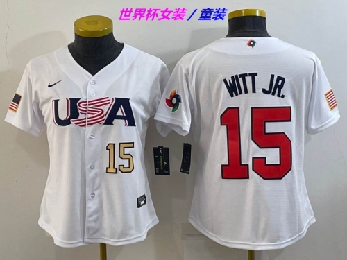 MLB The World Cup Jersey 1098 Youth/Boy/Women