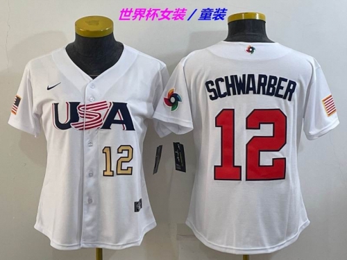 MLB The World Cup Jersey 1108 Youth/Boy/Women