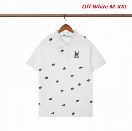 O.f.f. W.h.i.t.e. Lapel T-shirt 1044 Men