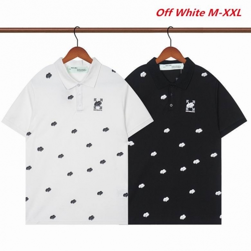 O.f.f. W.h.i.t.e. Lapel T-shirt 1046 Men
