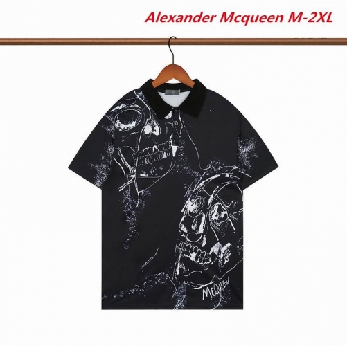 A.l.e.x.a.n.d.e.r. M.c.q.u.e.e.n. Lapel T-shirt 1021 Men