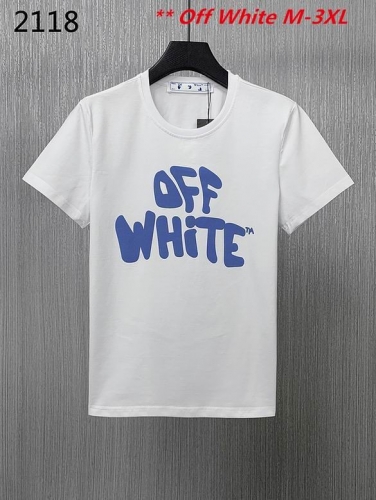 O.f.f. W.h.i.t.e. Round neck 2303 Men