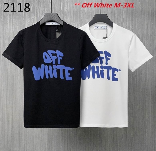 O.f.f. W.h.i.t.e. Round neck 2304 Men