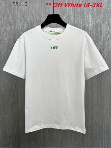 O.f.f. W.h.i.t.e. Round neck 2386 Men