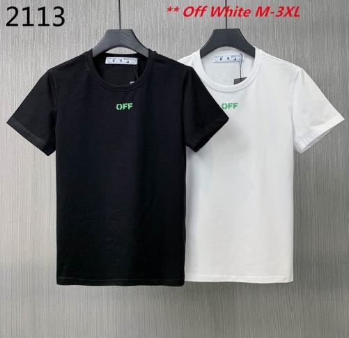 O.f.f. W.h.i.t.e. Round neck 2287 Men