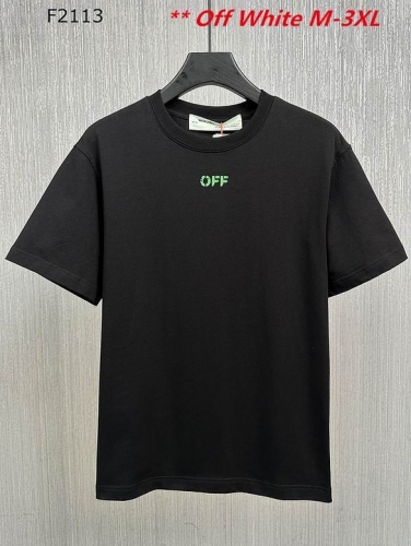 O.f.f. W.h.i.t.e. Round neck 2388 Men