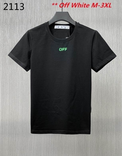 O.f.f. W.h.i.t.e. Round neck 2283 Men