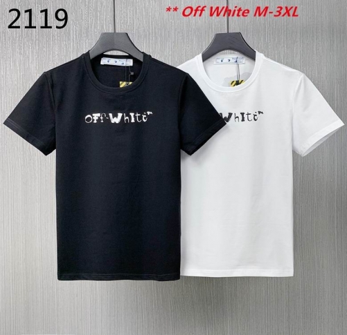 O.f.f. W.h.i.t.e. Round neck 2313 Men