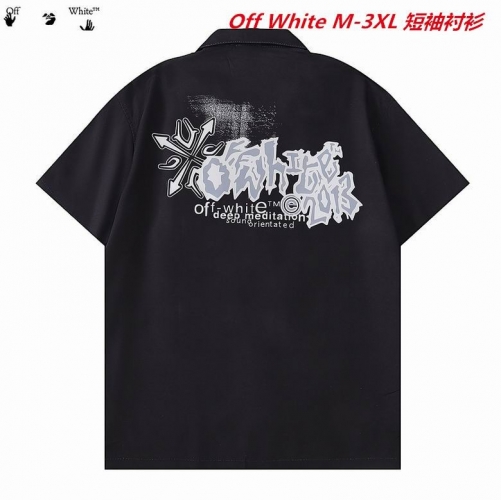 O.f.f. W.h.i.t.e. Short Shirt 1099 Men