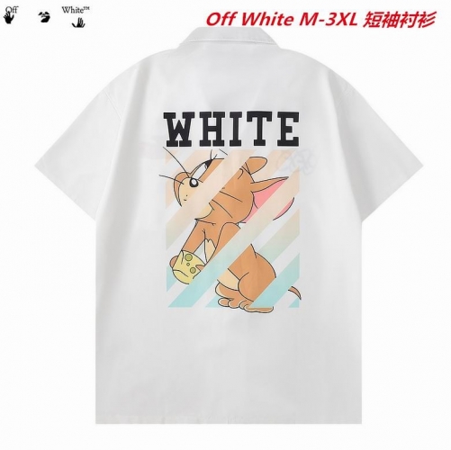 O.f.f. W.h.i.t.e. Short Shirt 1044 Men