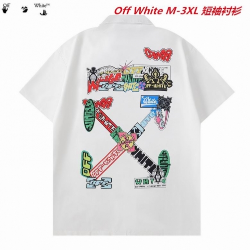 O.f.f. W.h.i.t.e. Short Shirt 1082 Men