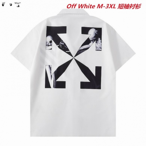 O.f.f. W.h.i.t.e. Short Shirt 1026 Men