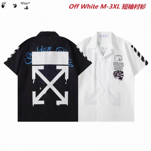 O.f.f. W.h.i.t.e. Short Shirt 1064 Men