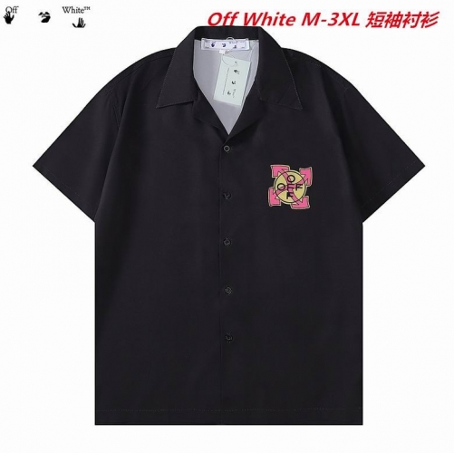 O.f.f. W.h.i.t.e. Short Shirt 1081 Men