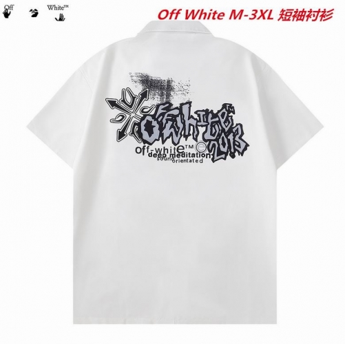 O.f.f. W.h.i.t.e. Short Shirt 1101 Men