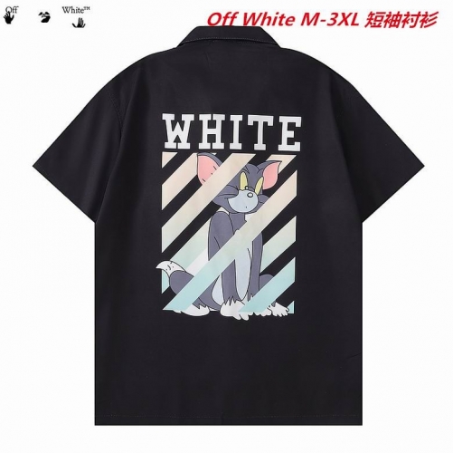 O.f.f. W.h.i.t.e. Short Shirt 1042 Men