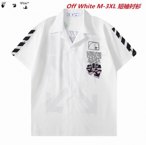 O.f.f. W.h.i.t.e. Short Shirt 1063 Men