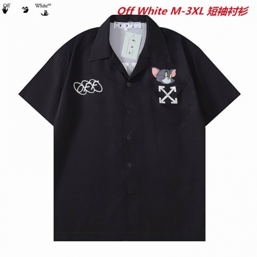 O.f.f. W.h.i.t.e. Short Shirt 1043 Men