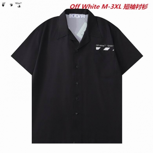 O.f.f. W.h.i.t.e. Short Shirt 1025 Men