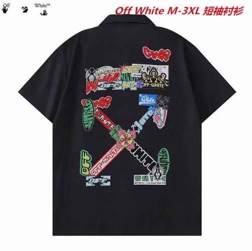 O.f.f. W.h.i.t.e. Short Shirt 1080 Men