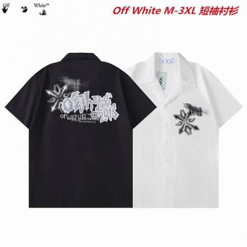 O.f.f. W.h.i.t.e. Short Shirt 1103 Men