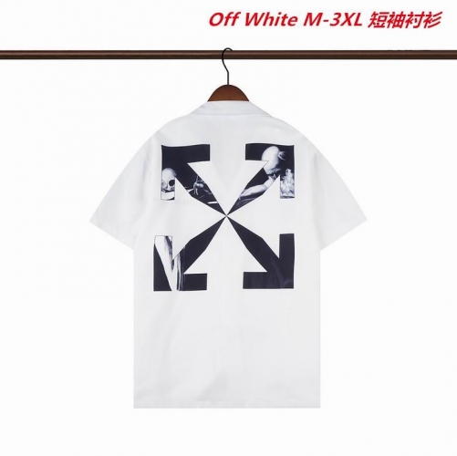 O.f.f. W.h.i.t.e. Short Shirt 1006 Men