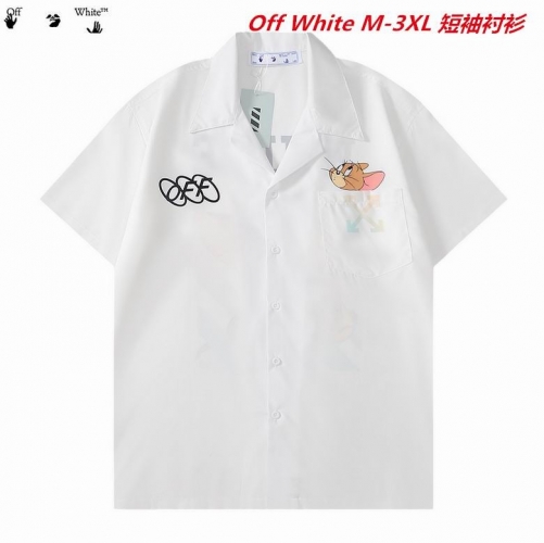 O.f.f. W.h.i.t.e. Short Shirt 1045 Men