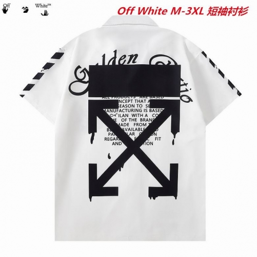 O.f.f. W.h.i.t.e. Short Shirt 1062 Men