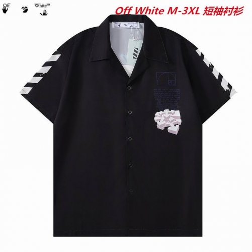 O.f.f. W.h.i.t.e. Short Shirt 1061 Men