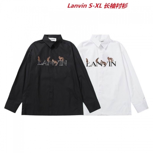 L.a.n.v.i.n. Long Shirt 1025 Men