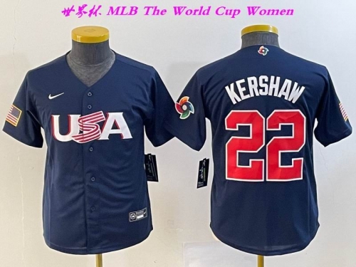 MLB The World Cup Jersey 1610 Women