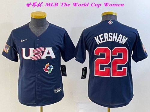 MLB The World Cup Jersey 1611 Women