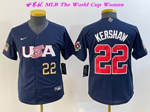 MLB The World Cup Jersey 1616 Women