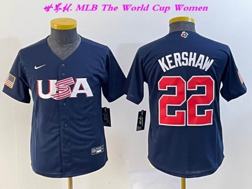 MLB The World Cup Jersey 1609 Women