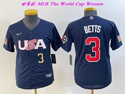 MLB The World Cup Jersey 1608 Women