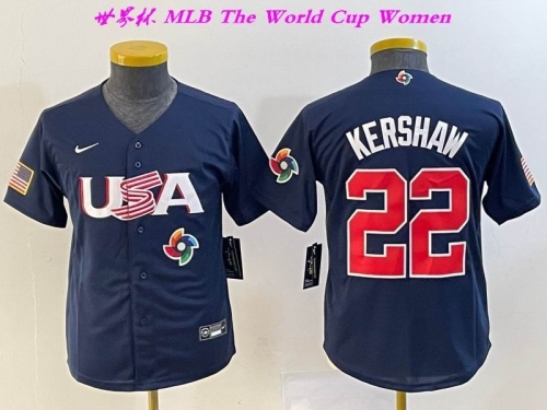 MLB The World Cup Jersey 1612 Women