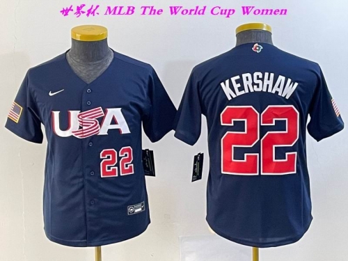 MLB The World Cup Jersey 1613 Women