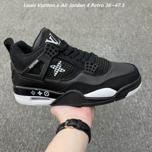 Air Jordan 4 x L...V... AAA 311 Men/Women