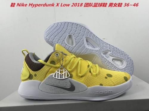 Nike Hyperdunk 2018 Low Top Sneakers Shoes 010 Men/Women