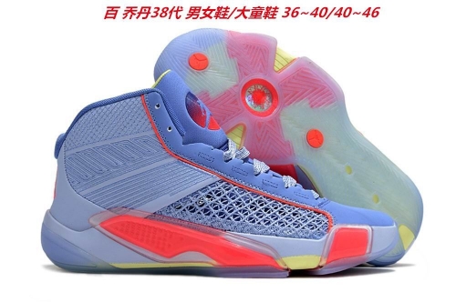 Air Jordan 38 Sneakers Shoes 013 Men/Women
