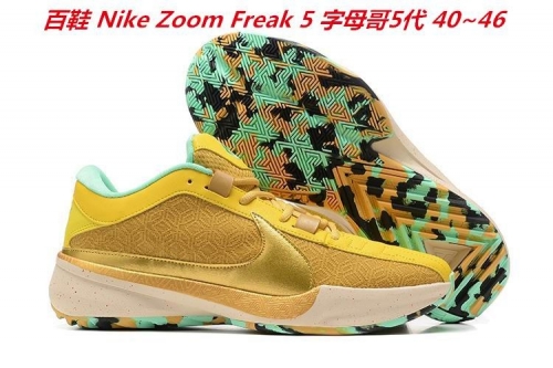 Nike Zoom Freak 5 Sneakers Shoes 019 Men
